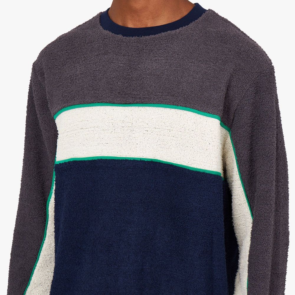 Brain Dead Boarder Long Sleeve Football Shirt Grey / Multi sold by Livestock product image thumbnail 4