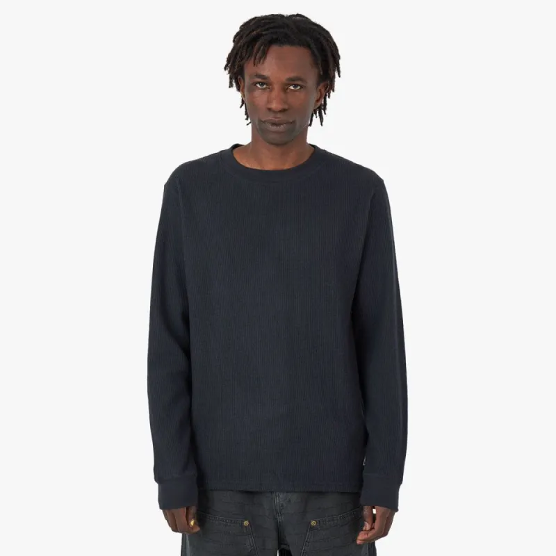 New Balance MADE in USA Thermal Long Sleeve T-shirt / Black sold by Livestock