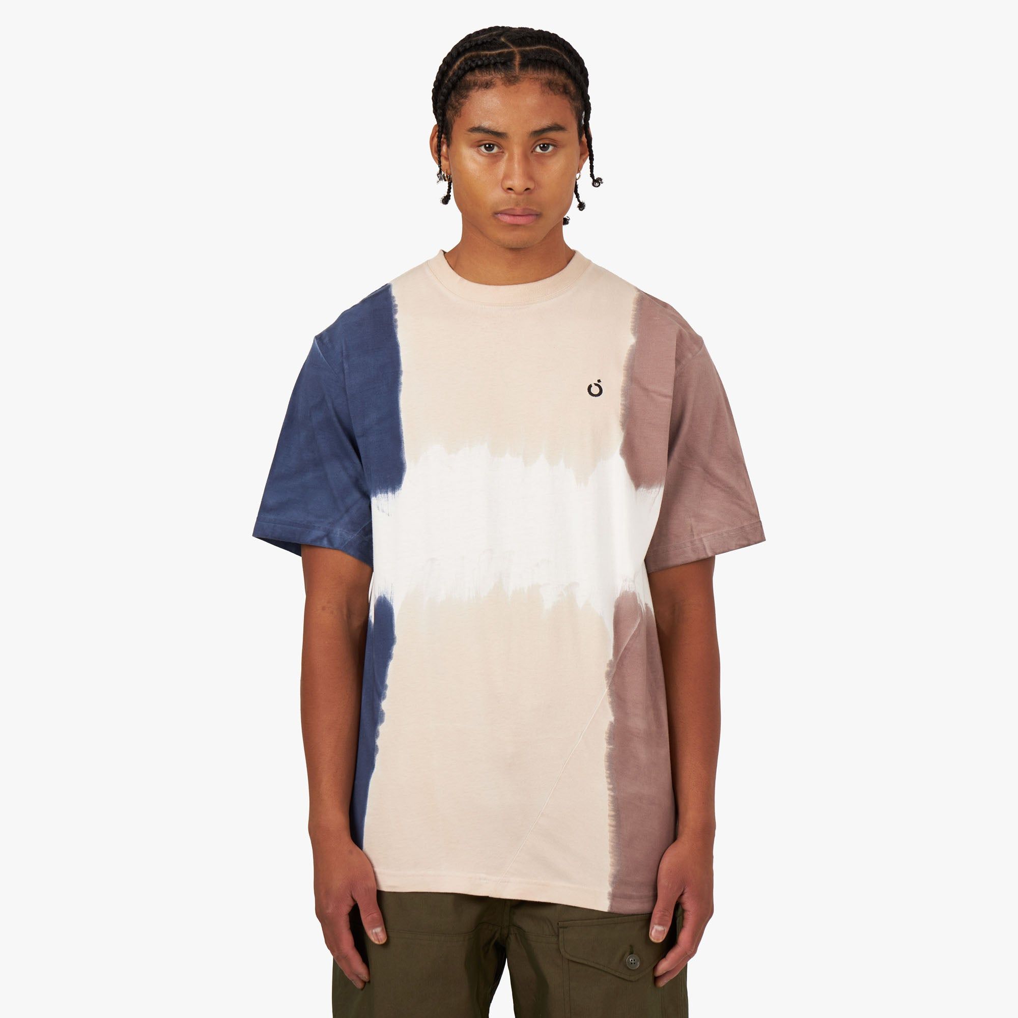 NOMA t.d. Hand Dyed Twist T-shirt / Multi sold by Livestock