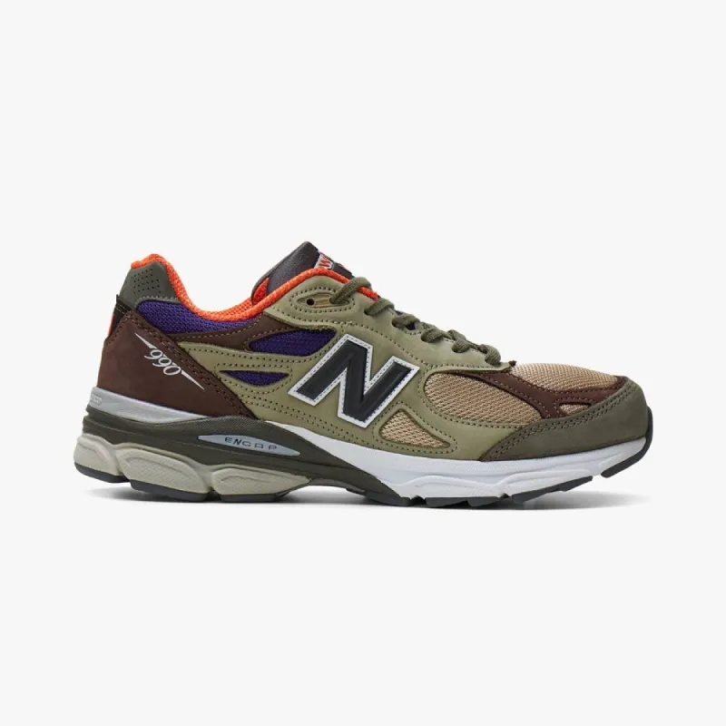 New Balance Made in USA 990v3 Tan / Blue sold by Livestock