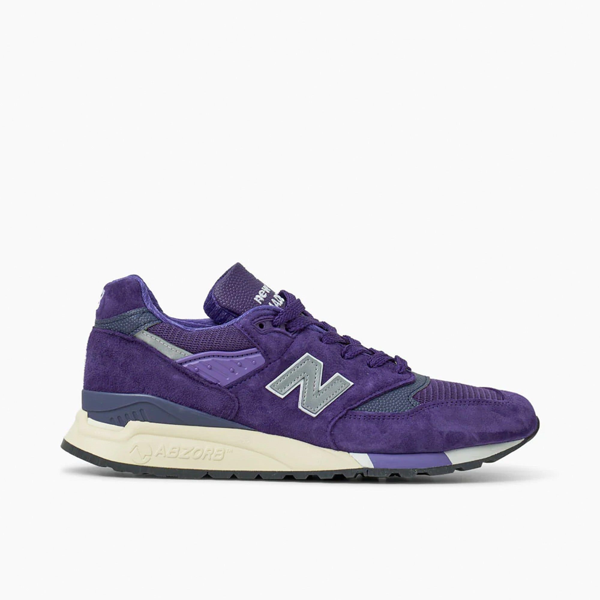 New Balance MADE in USA U998TE Purple / Silver sold by Livestock