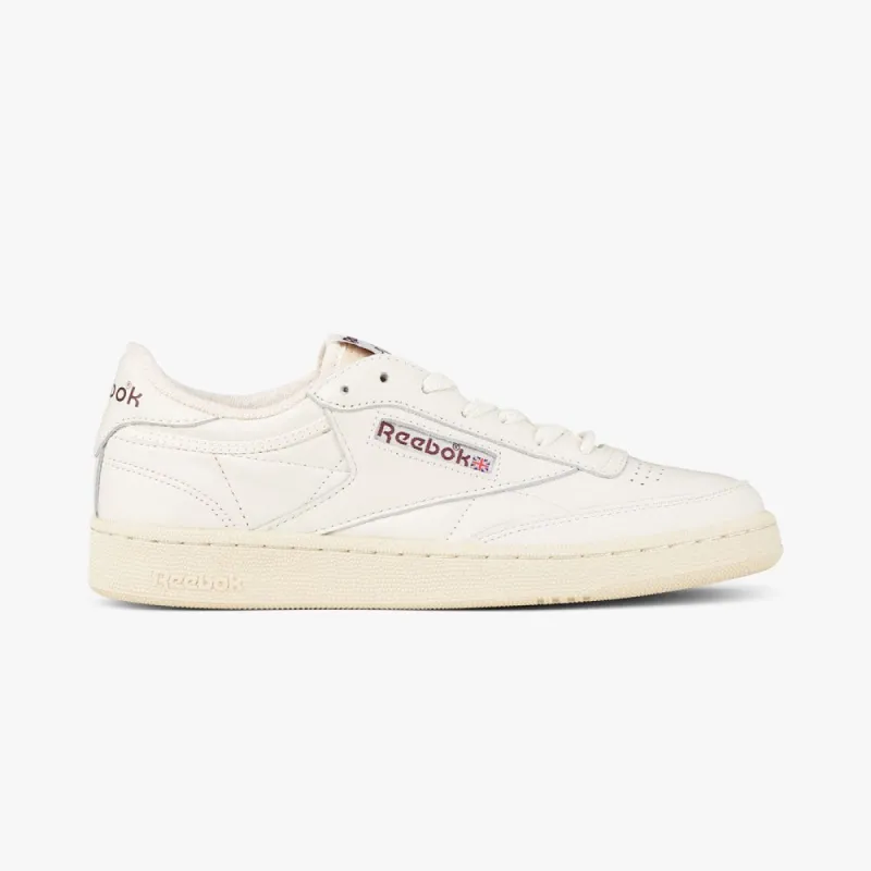 Reebok Club C Vintage Chalk / Alabaster / Maroon sold by Livestock
