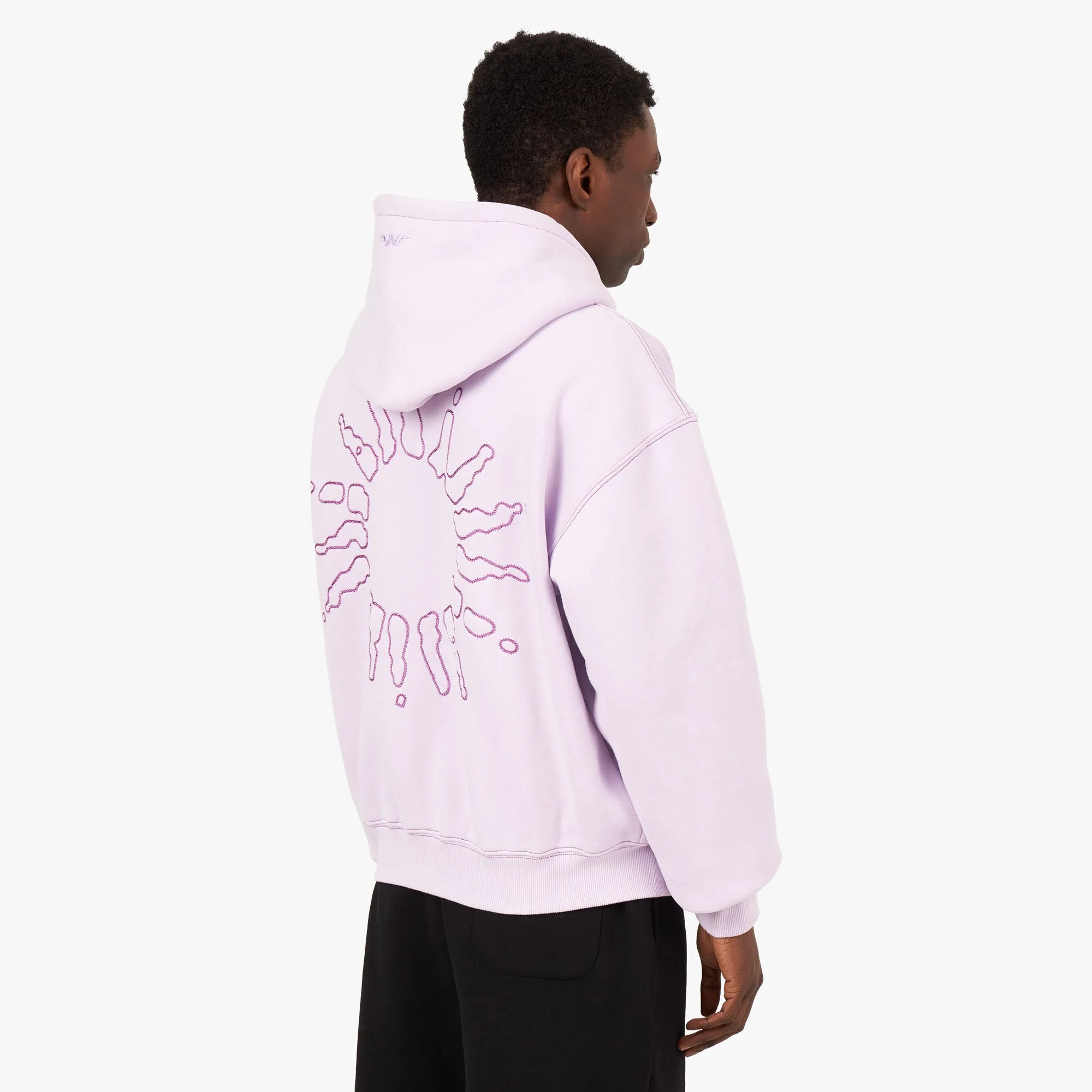 4YE Signature Logo Zip Hoodie Lavender / Purple | Parallel