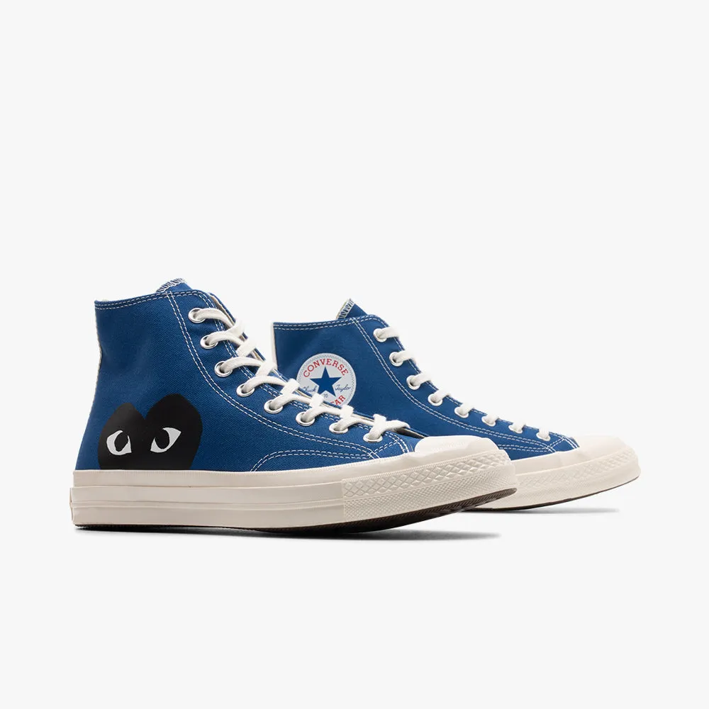 Converse x COMME des GARÇONS PLAY Chuck Taylor Hi / Blue sold by Livestock product image thumbnail 2