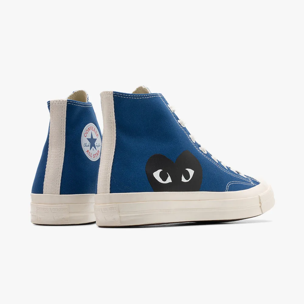 Converse x COMME des GARÇONS PLAY Chuck Taylor Hi / Blue sold by Livestock product image thumbnail 3