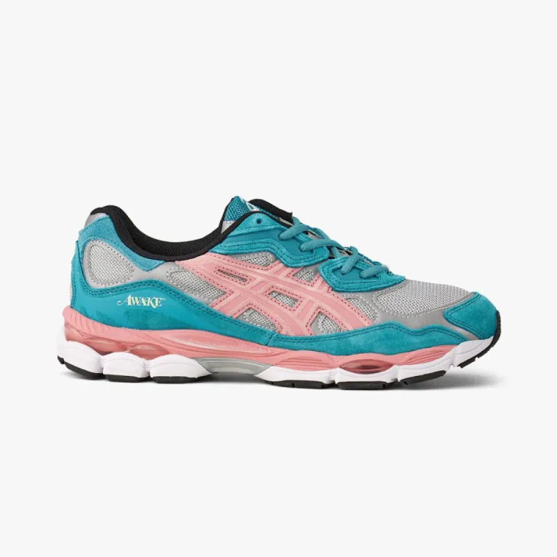 ASICS x Awake NY Gel-NYC Pure Silver / Green Blue Slate sold by Livestock