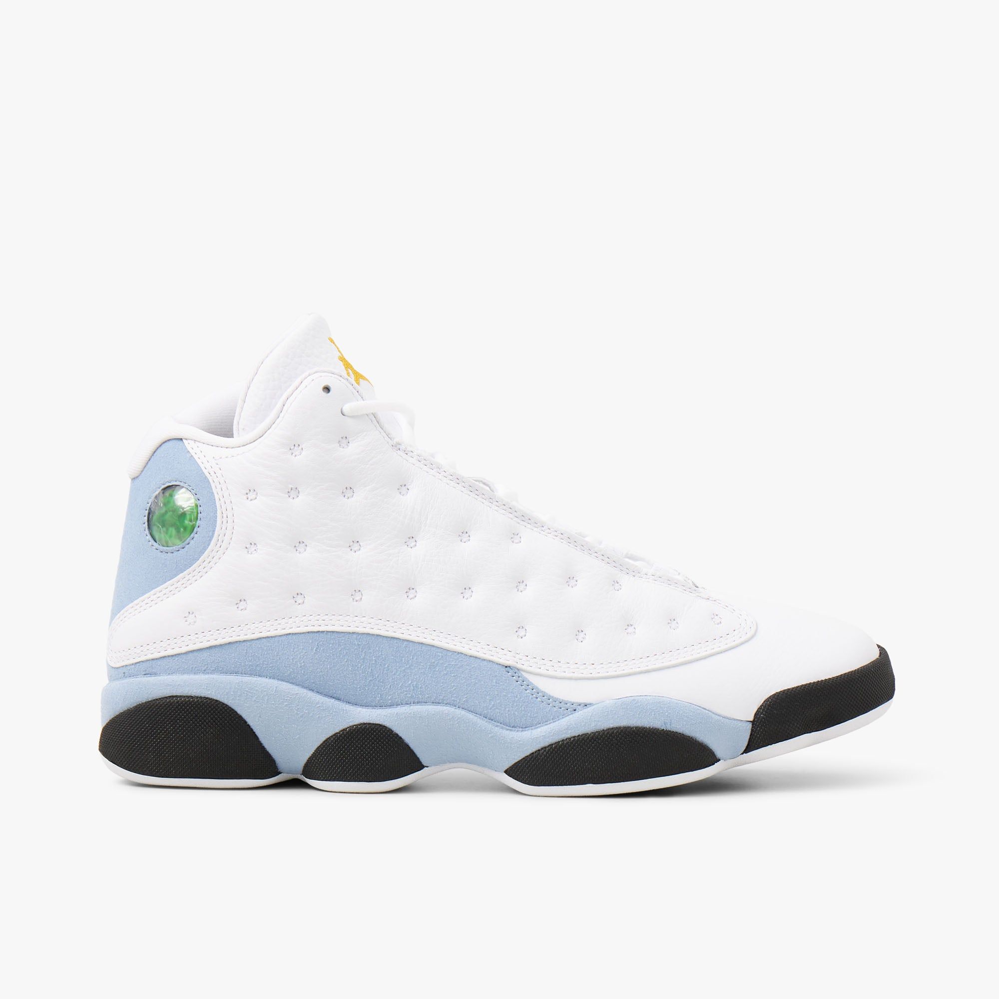 Jordan 13 Retro White / Yellow - Blue Grey sold by Livestock