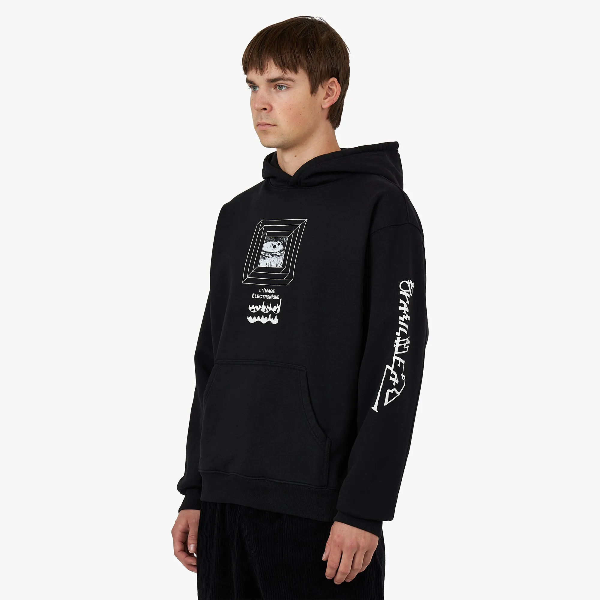 Brain Dead Electronique Hoodie / Black sold by Livestock product image thumbnail 2
