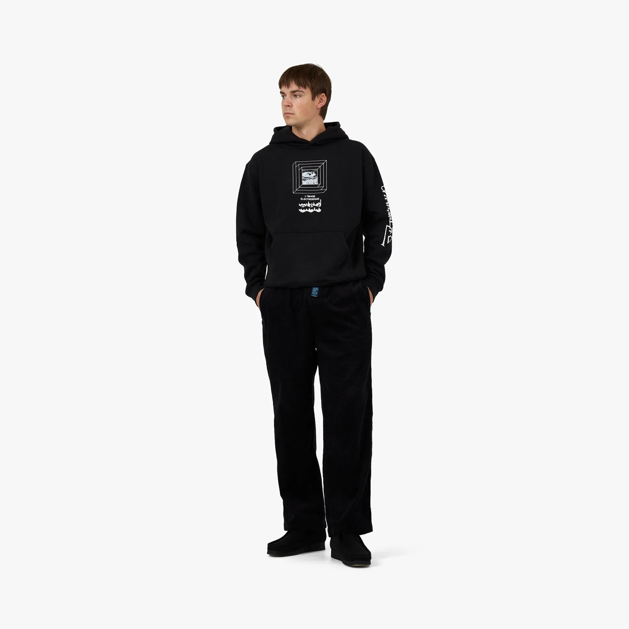 Brain Dead Electronique Hoodie / Black sold by Livestock product image thumbnail 5