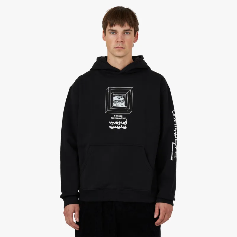 Brain Dead Electronique Hoodie / Black sold by Livestock