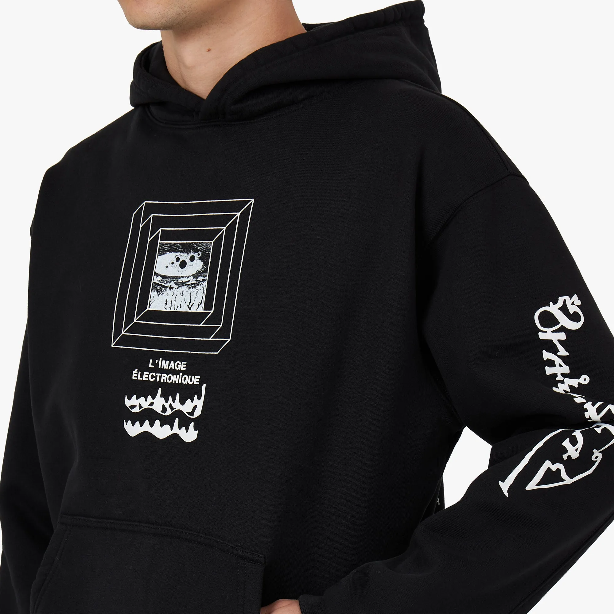 Brain Dead Electronique Hoodie / Black sold by Livestock product image thumbnail 4