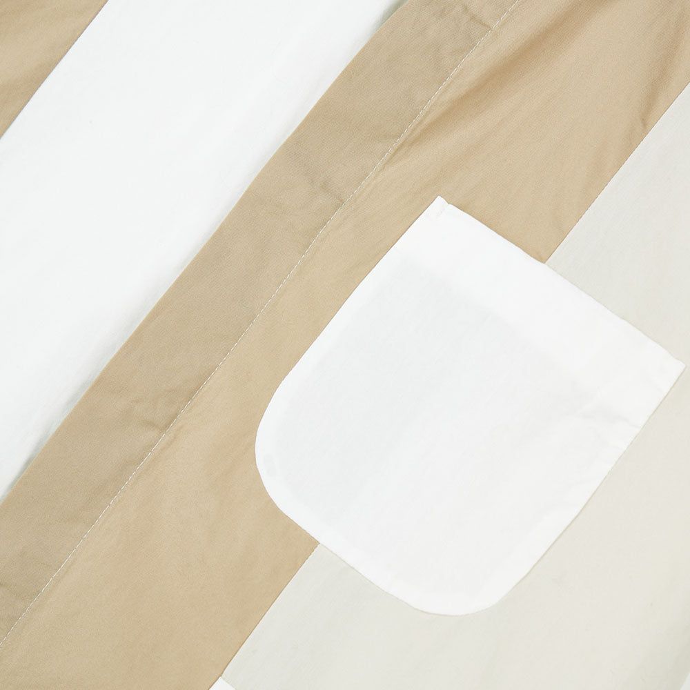 Engineered Garments Cotton Broadcloth Combo Short Collar Shirt / White sold by Livestock product image thumbnail 7