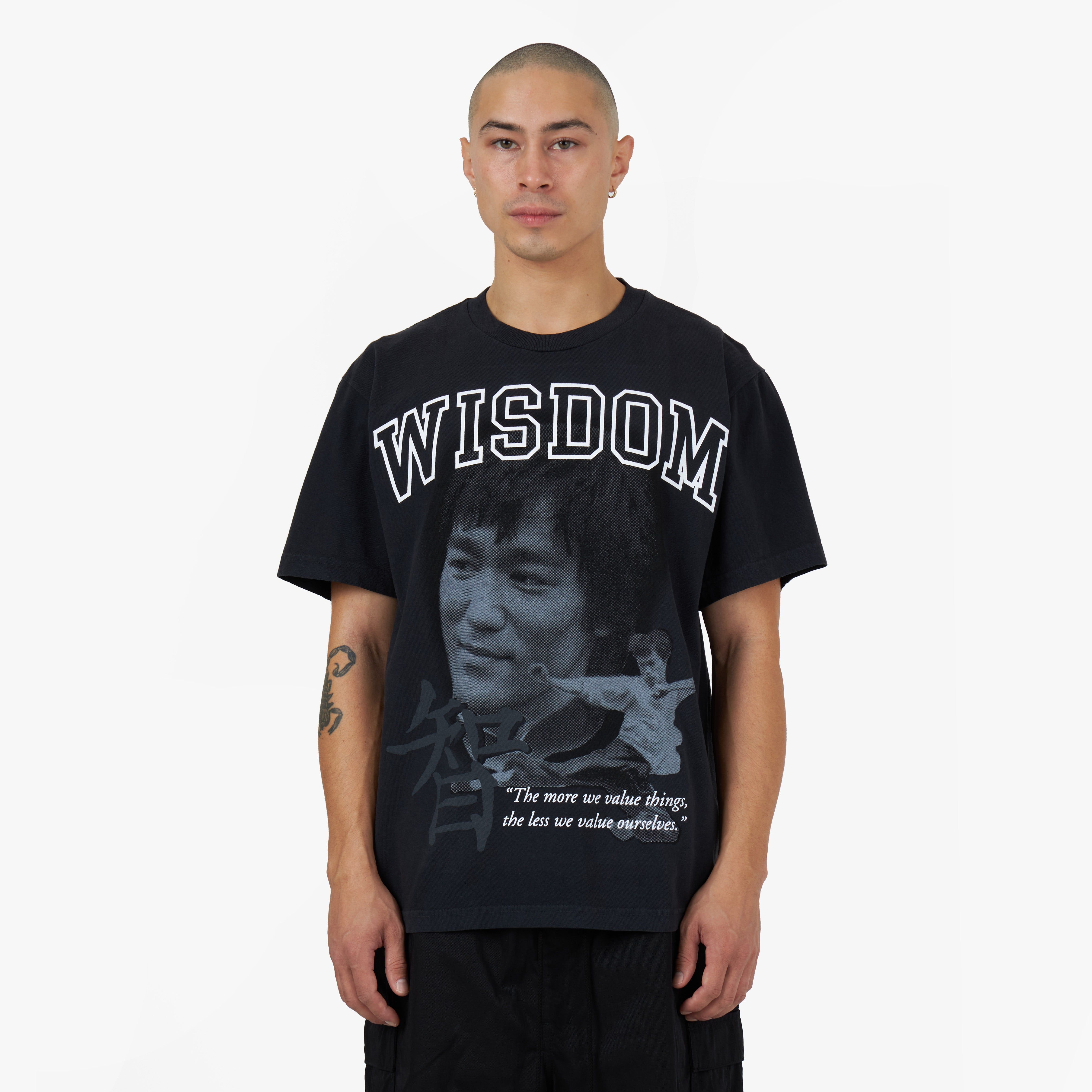 Awake NY Bruce Lee T-shirt / Washed Black sold by Livestock