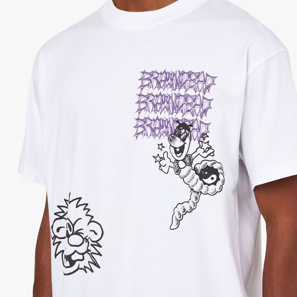 Brain Dead Jiblets T-shirt / White sold by Livestock product image thumbnail 4