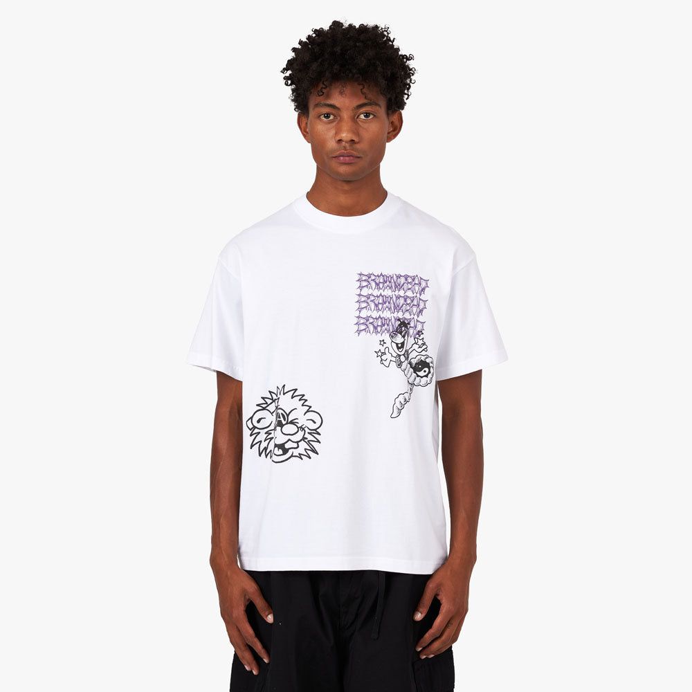 Brain Dead Jiblets T-shirt / White sold by Livestock
