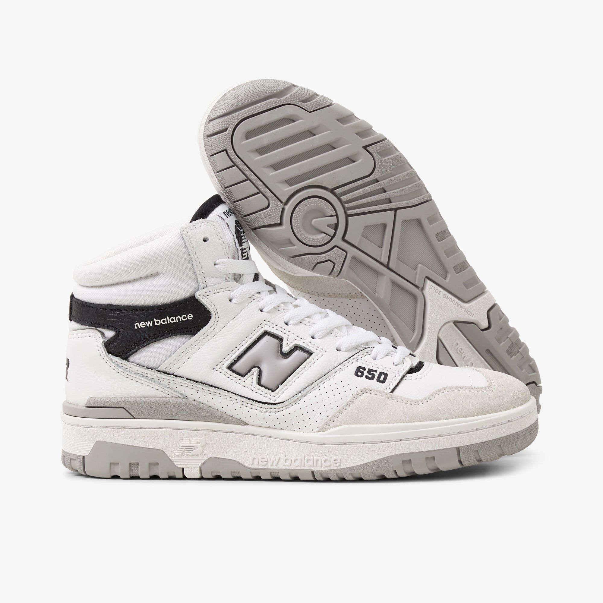 New Balance BB650RWH White / Black sold by Livestock product image thumbnail 2