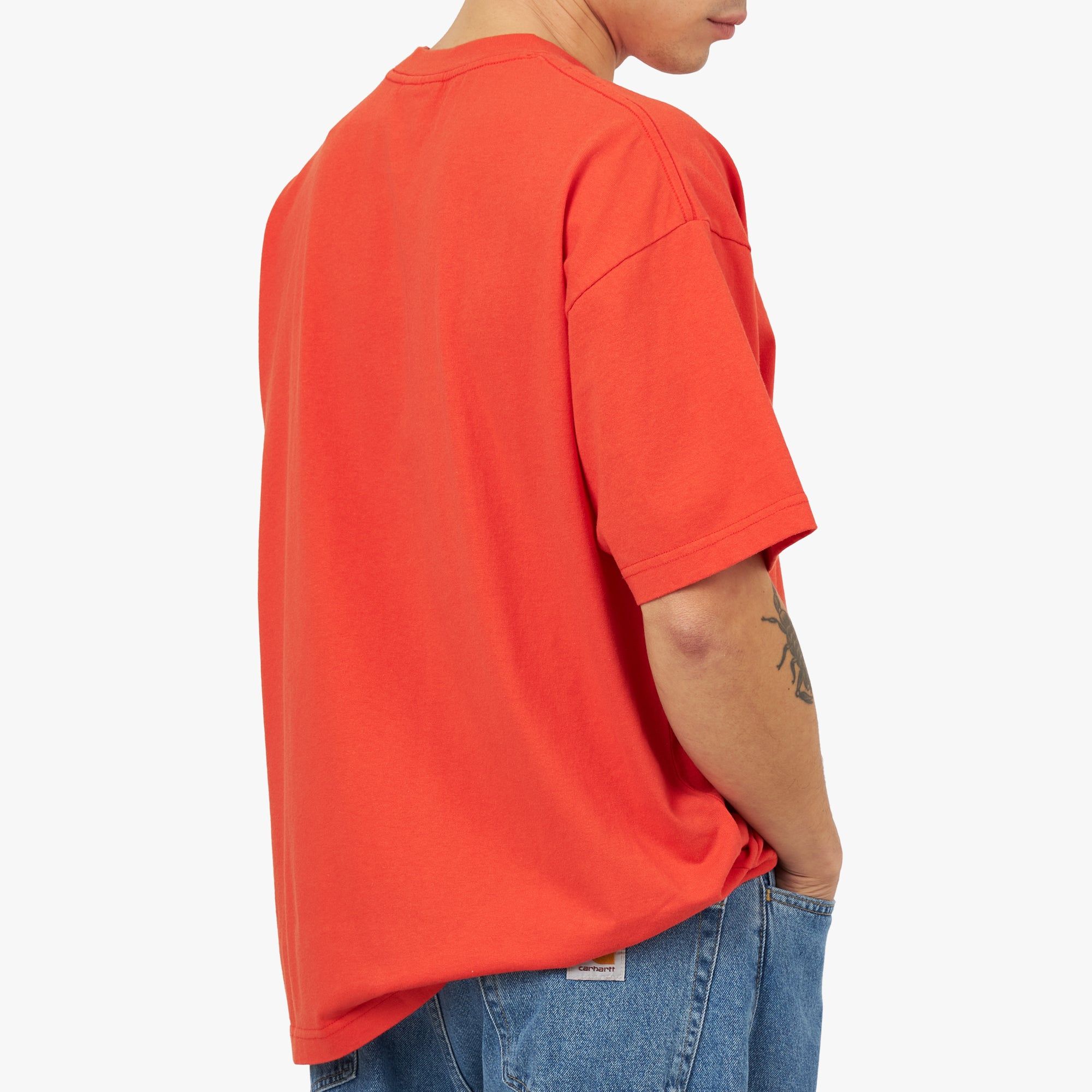 Metalwood Studio Logo T-shirt / Tomato sold by Livestock product image thumbnail 5