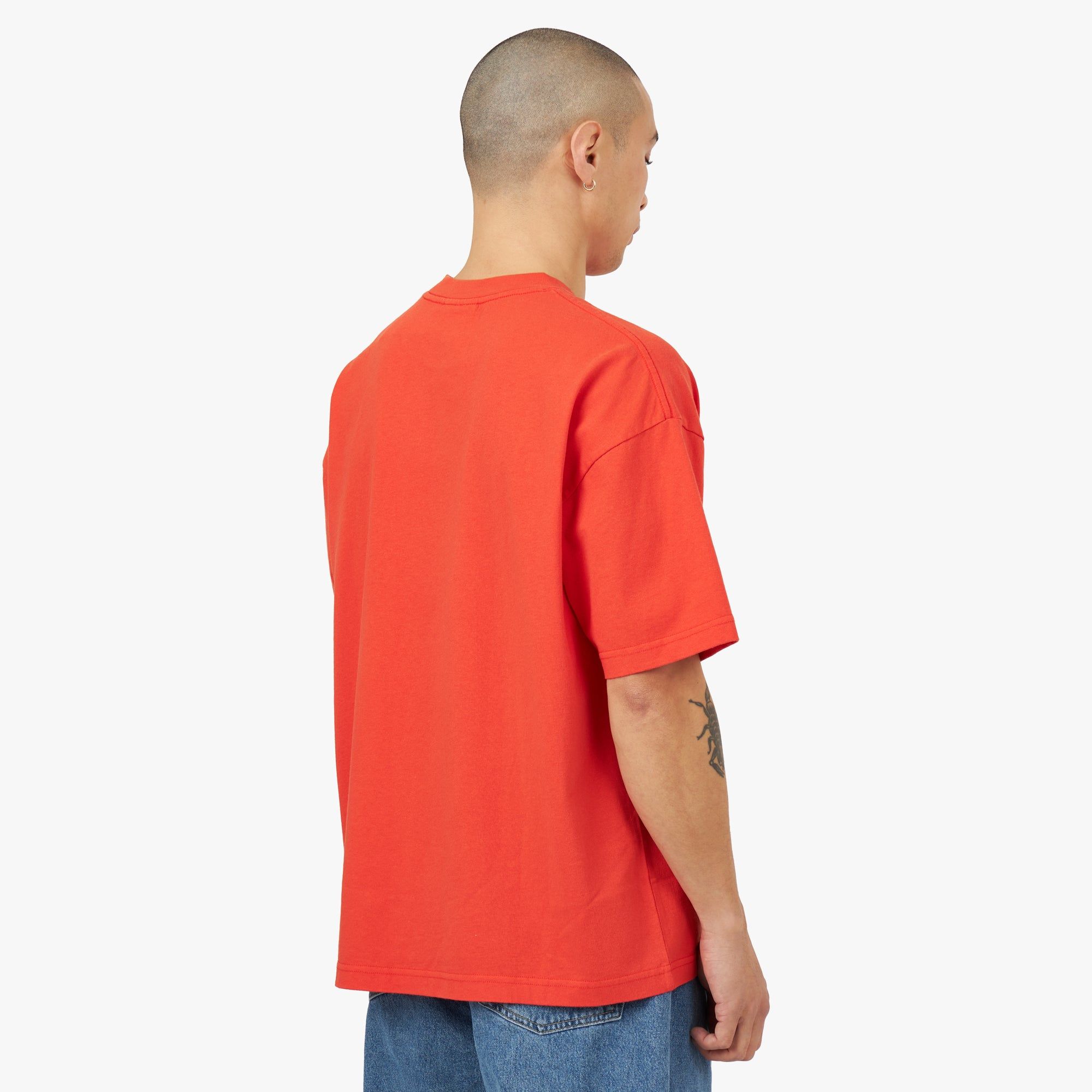Metalwood Studio Logo T-shirt / Tomato sold by Livestock product image thumbnail 3