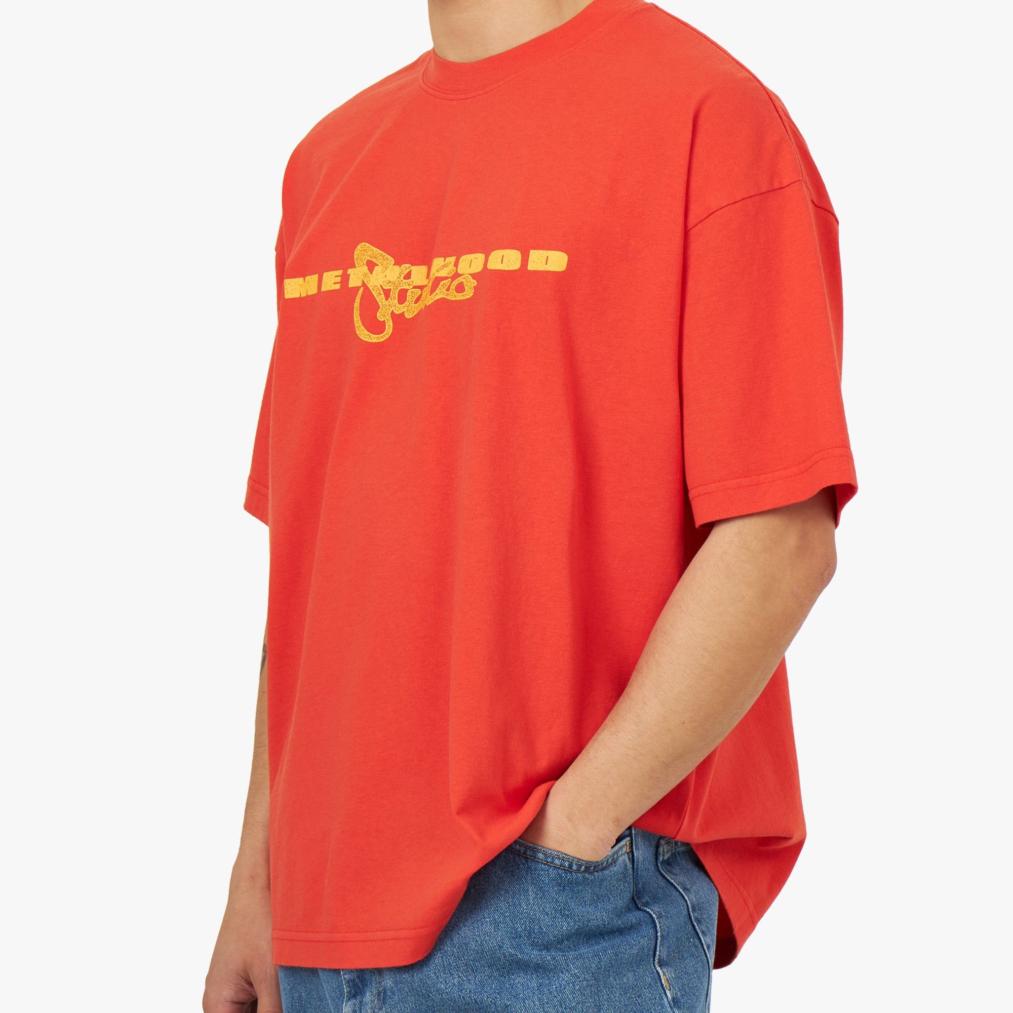 Metalwood Studio Logo T-shirt / Tomato sold by Livestock product image thumbnail 4