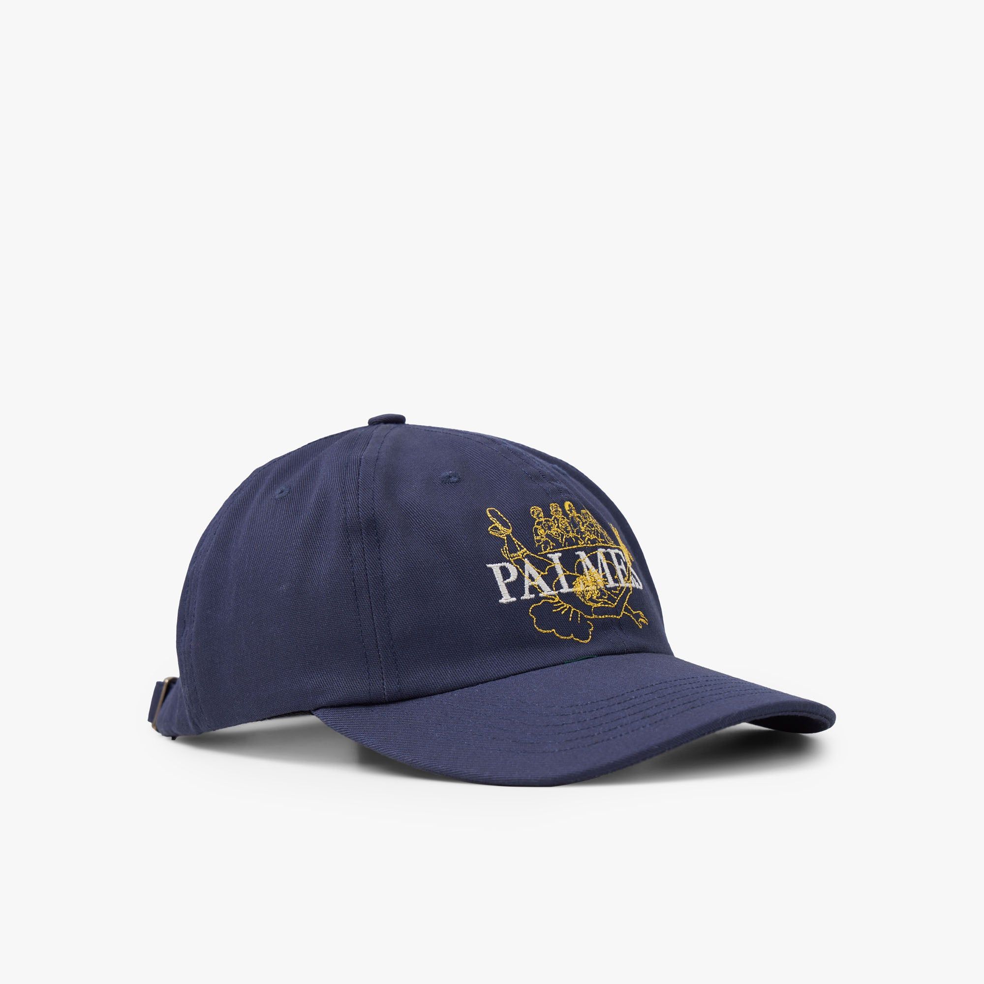 Palmes Stumble 6 Panel Cap / Navy sold by Livestock