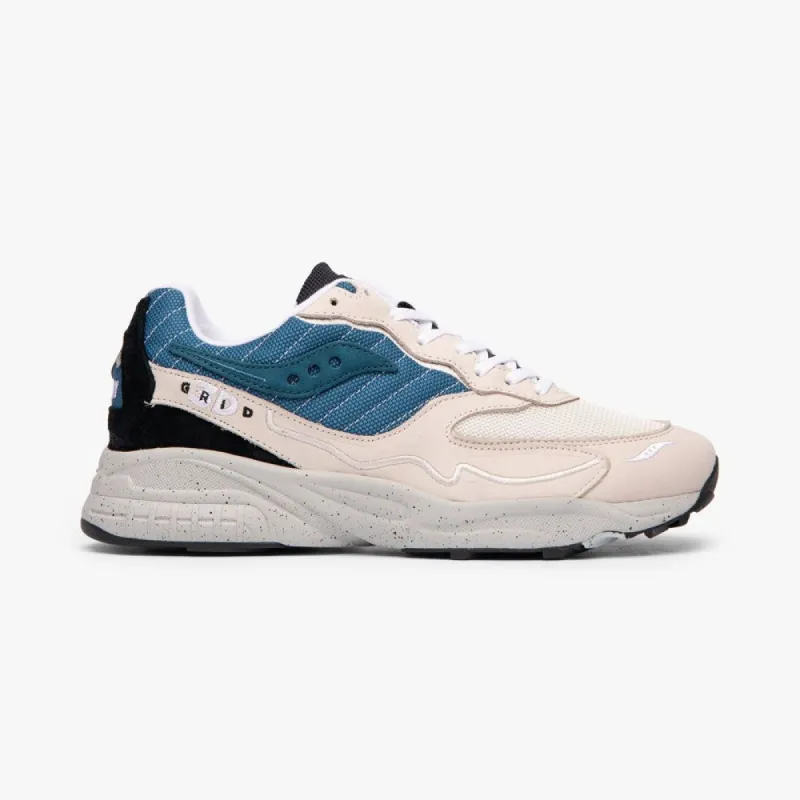 Saucony 3D Grid Hurricane Cream / Blue sold by Livestock