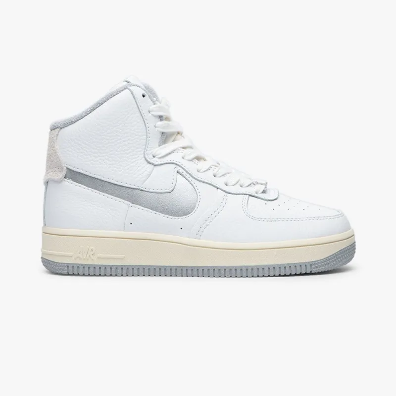 Nike Women's Air Force 1 Sculpt Summit White / Silver - Coconut Milk sold by Livestock