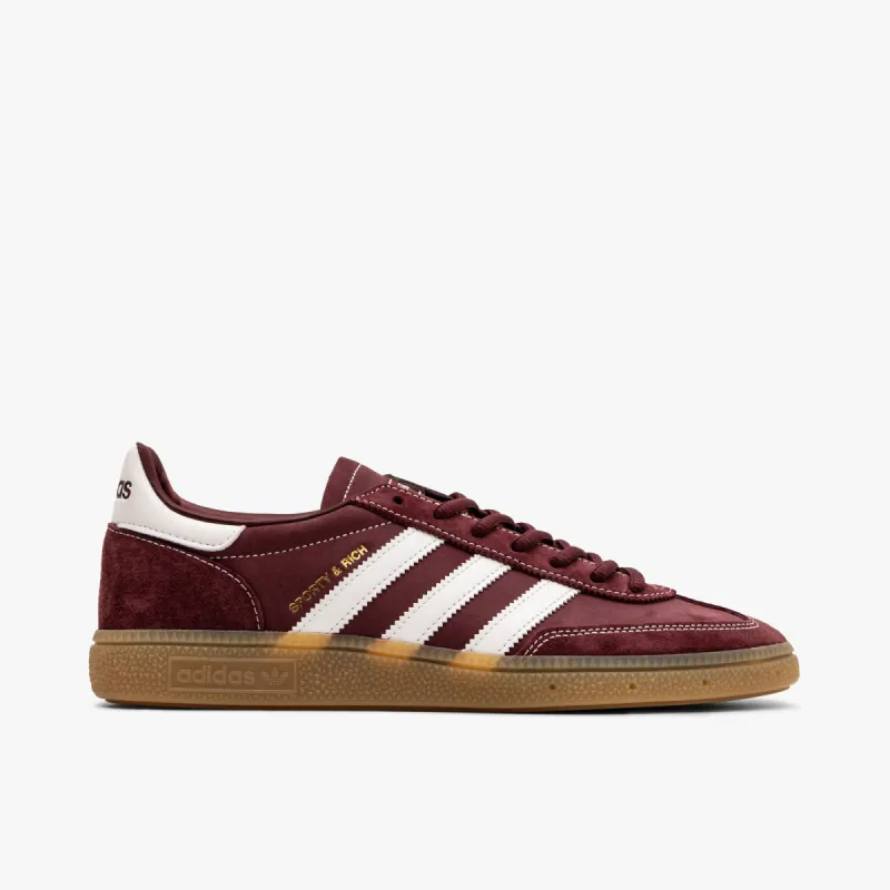 adidas Originals x Sporty & Rich Handball Spezial Shadow Red / Cloud White - Gum sold by Livestock
