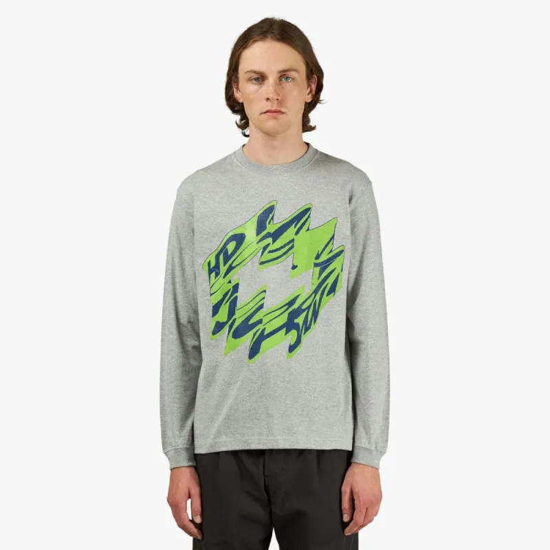 CNY UGH Magazine Long Sleeve T-shirt / Grey sold by Livestock