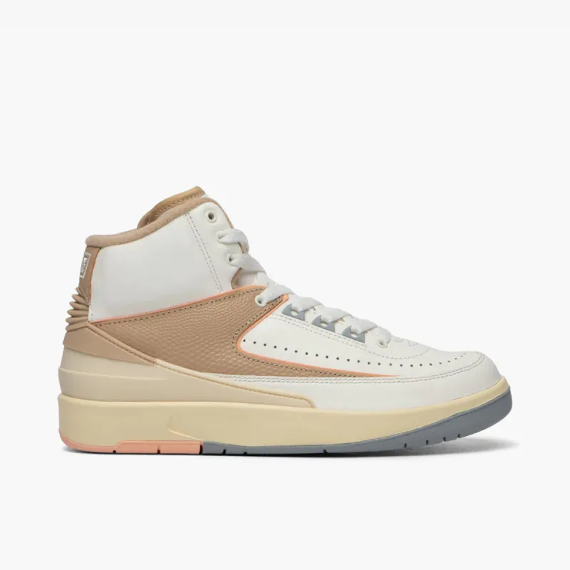 Air Jordan Women's 2 Retro Sail / Desert - Sunset Haze sold by Livestock