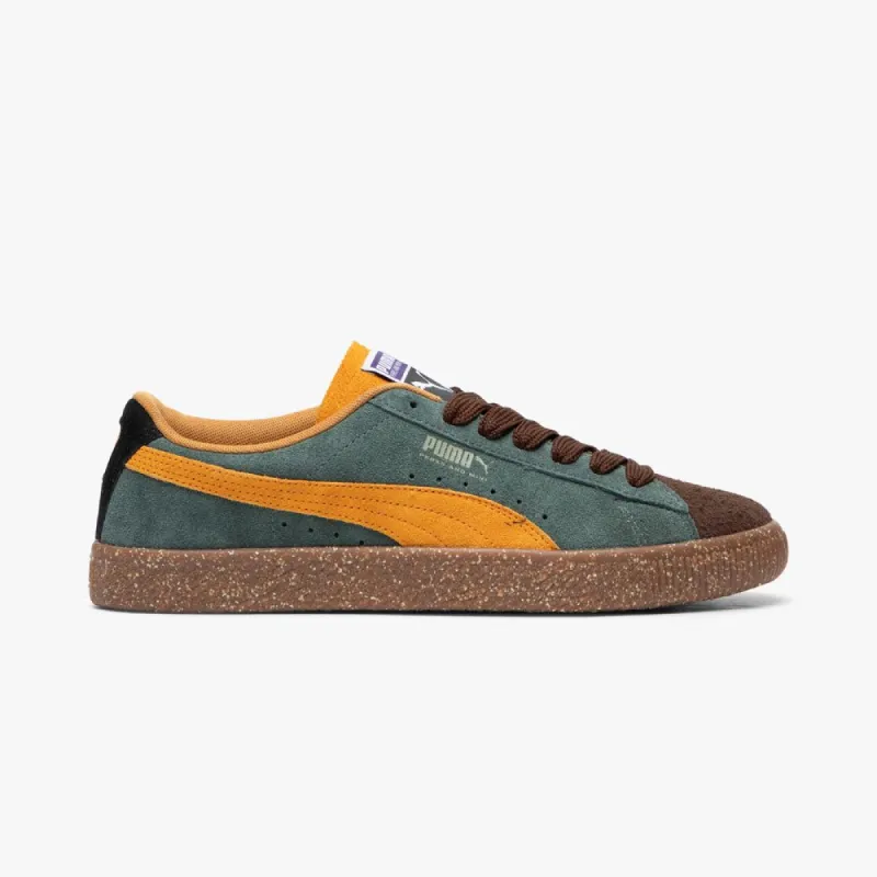 Puma x P.A.M. Suede VTG Dark Chocolate / Burnt Olive - Orange sold by Livestock