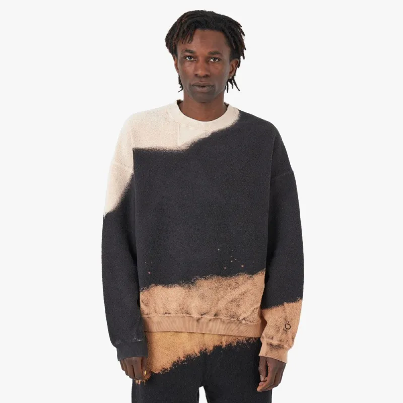 NOMA t.d. Hand Dyed Twist Sweater / Black sold by Livestock