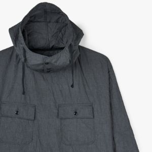 Engineered Garments PC Crepe Cagoule Shirt / Charcoal sold by Livestock