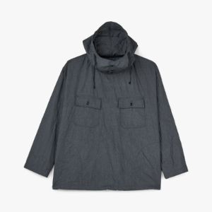 Engineered Garments PC Crepe Cagoule Shirt / Charcoal sold by Livestock