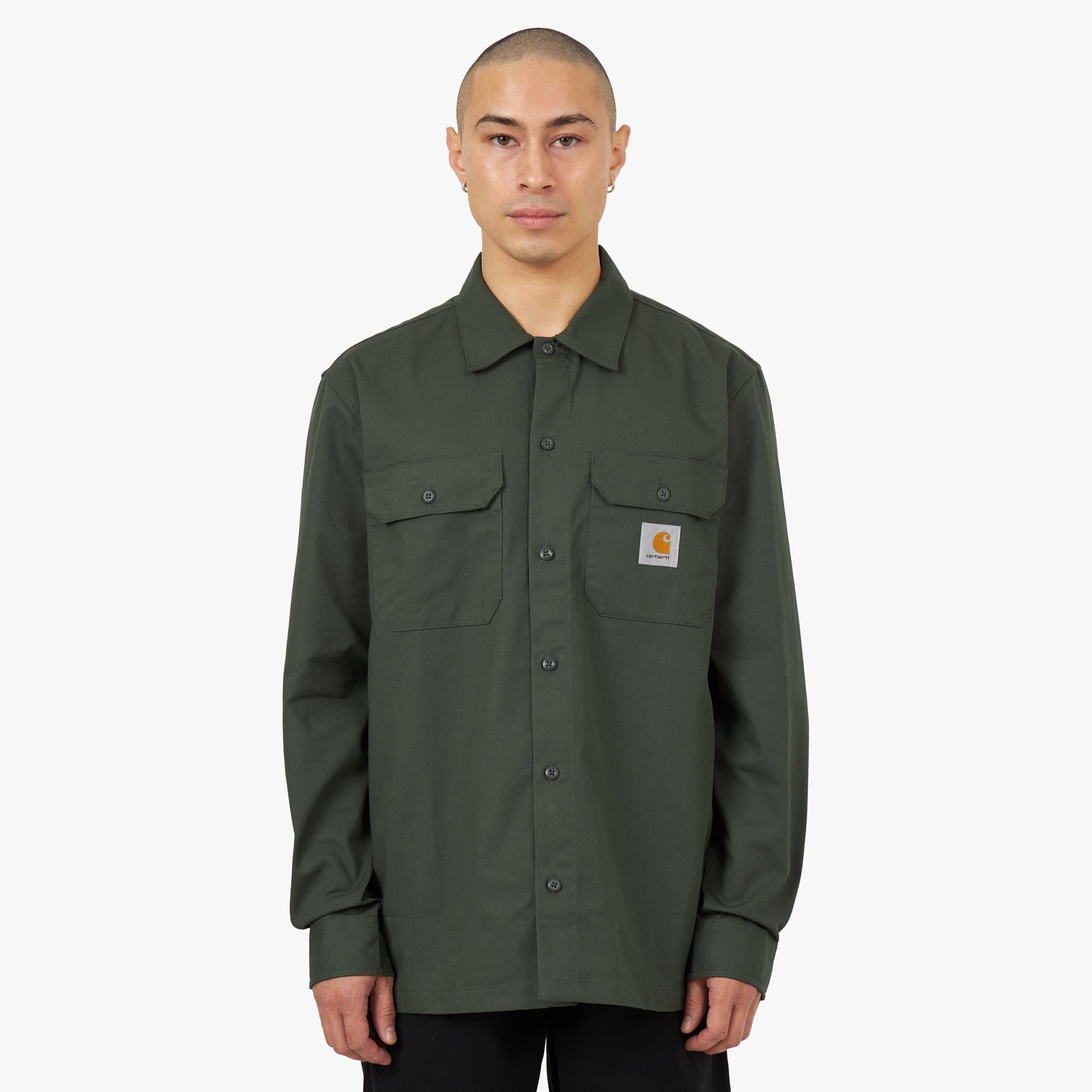 Carhartt WIP Master Shirt / Boxwood sold by Livestock