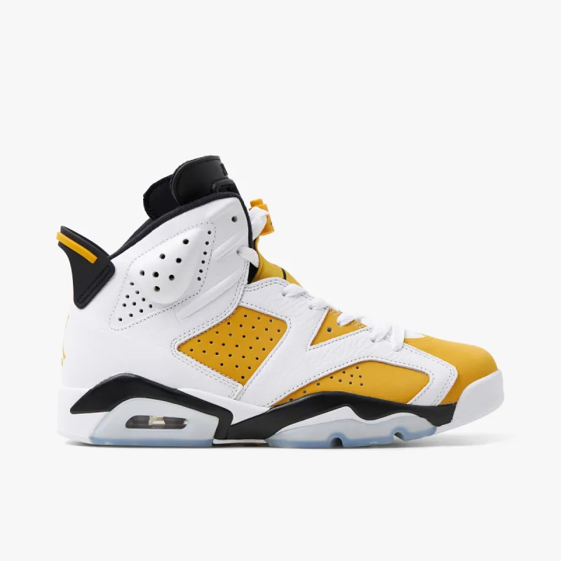 Jordan 6 Retro White / Yellow Ochre - Black sold by Livestock