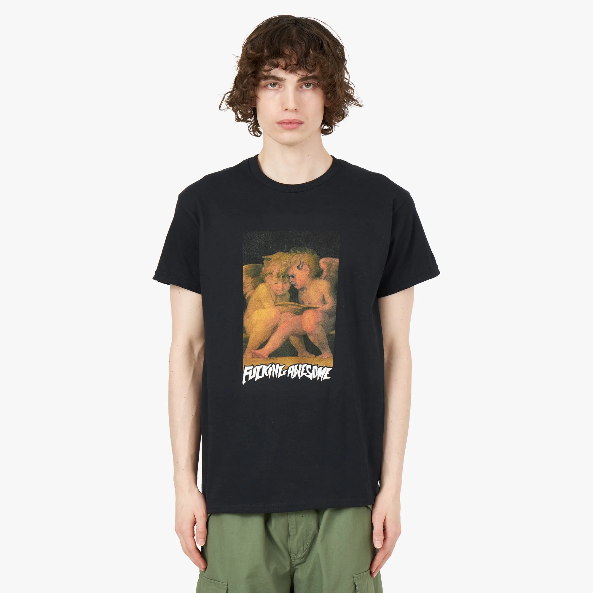 Fucking Awesome Angel & Demon T-shirt / Black sold by Livestock