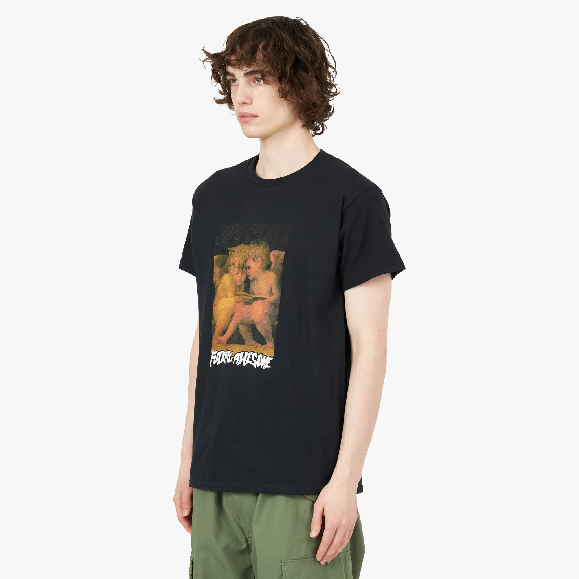Fucking Awesome Angel & Demon T-shirt / Black sold by Livestock product image thumbnail 2