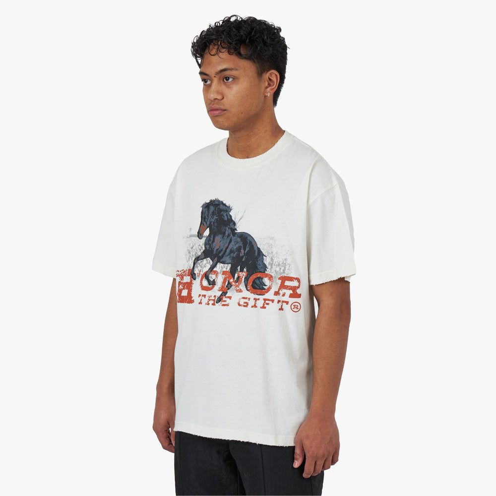 Honor The Gift Work Horse T-shirt / Sand sold by Livestock product image thumbnail 2