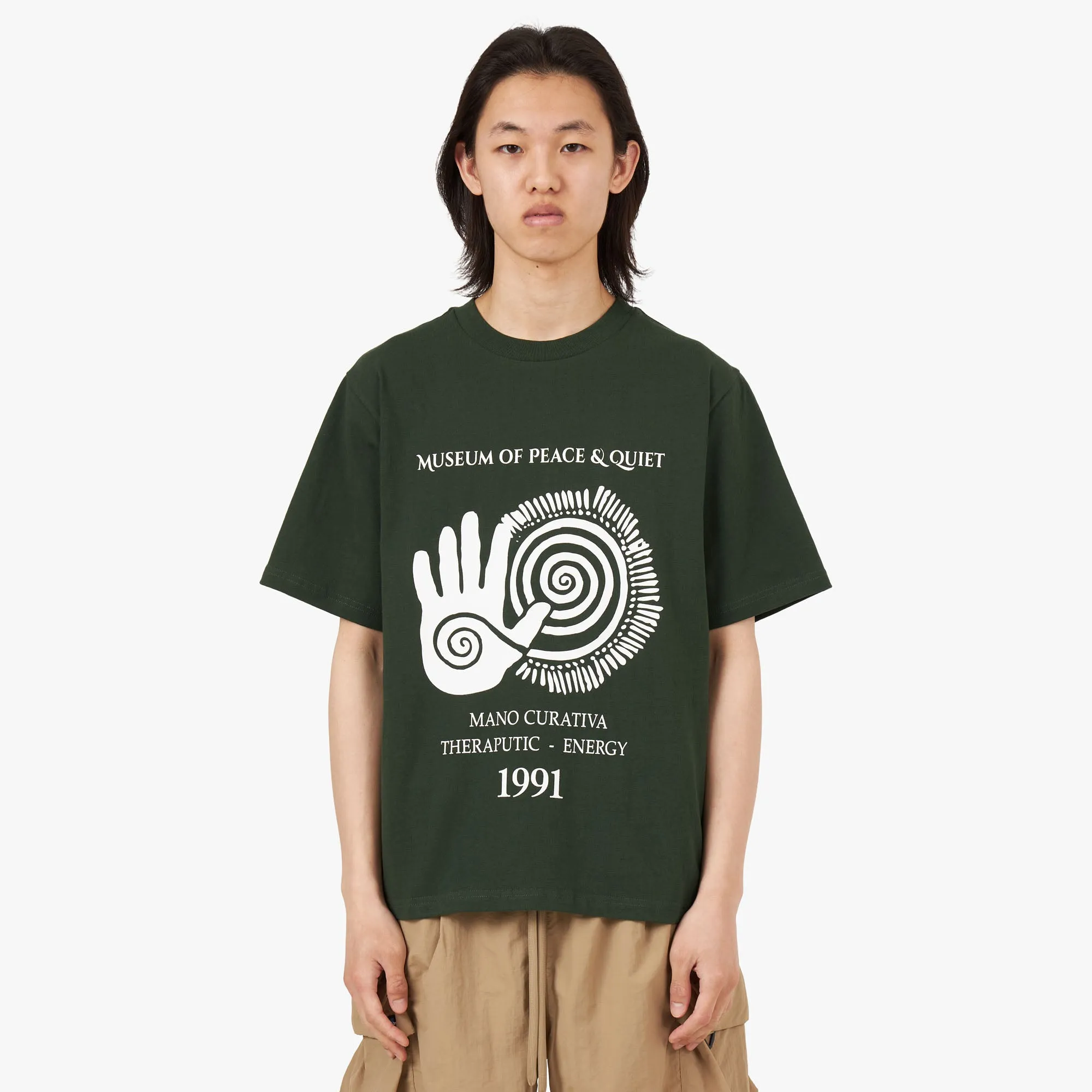 Museum of Peace & Quiet Mano Curativa T-shirt / Forest sold by Livestock