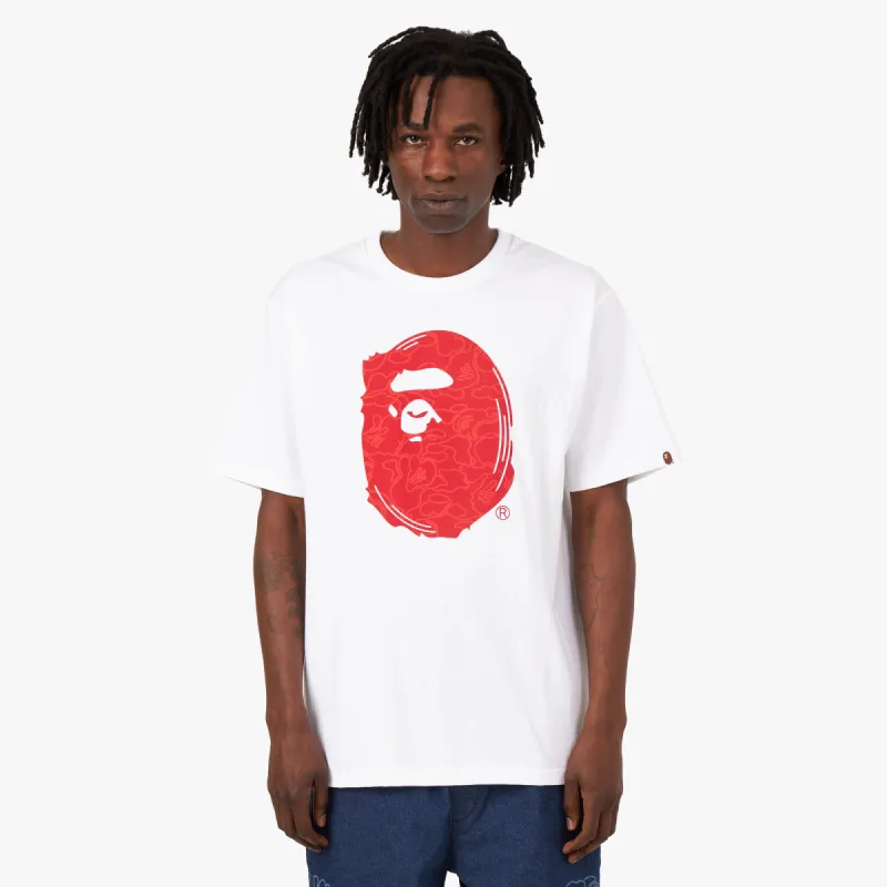 BAPE 30th Anniversary T-shirt White Red Parallel
