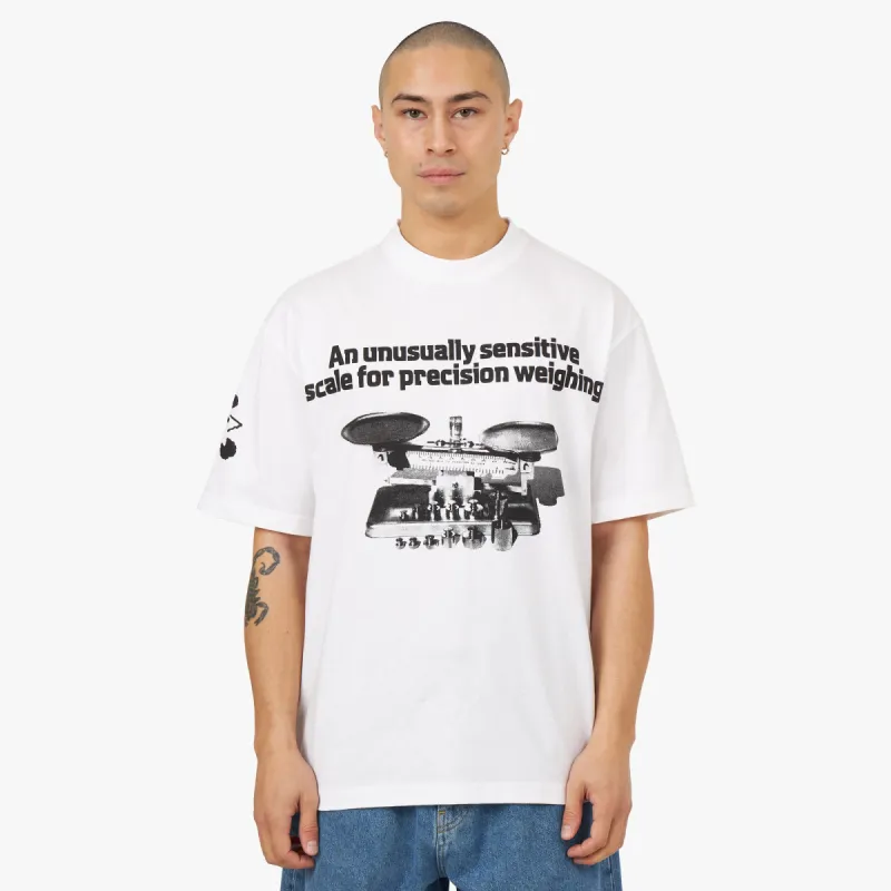 The Trilogy Tapes Weights Weight T-Shirt / White sold by Livestock