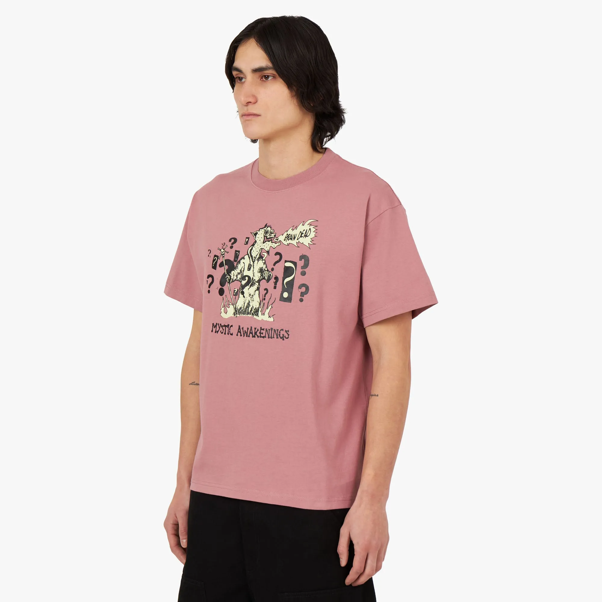 Brain Dead Mystic Awakenings T-shirt / Rose Taupe sold by Livestock product image thumbnail 2