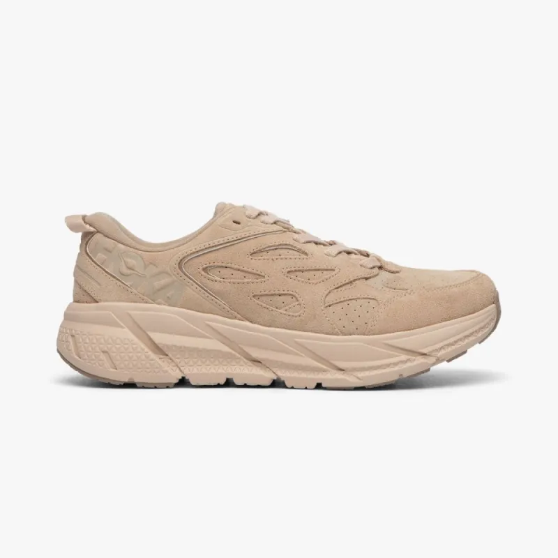 Hoka Clifton Suede Shifting Sand / Dune sold by Livestock