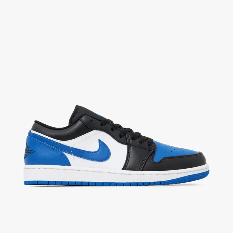 Jordan 1 Low White / Royal Blue - Black sold by Livestock