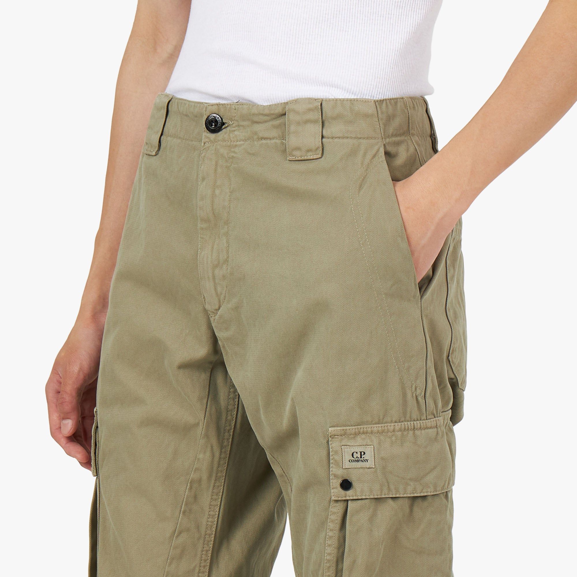 C.P. Company Military Twill Emerized Cargo Pants sold by Livestock product image thumbnail 4