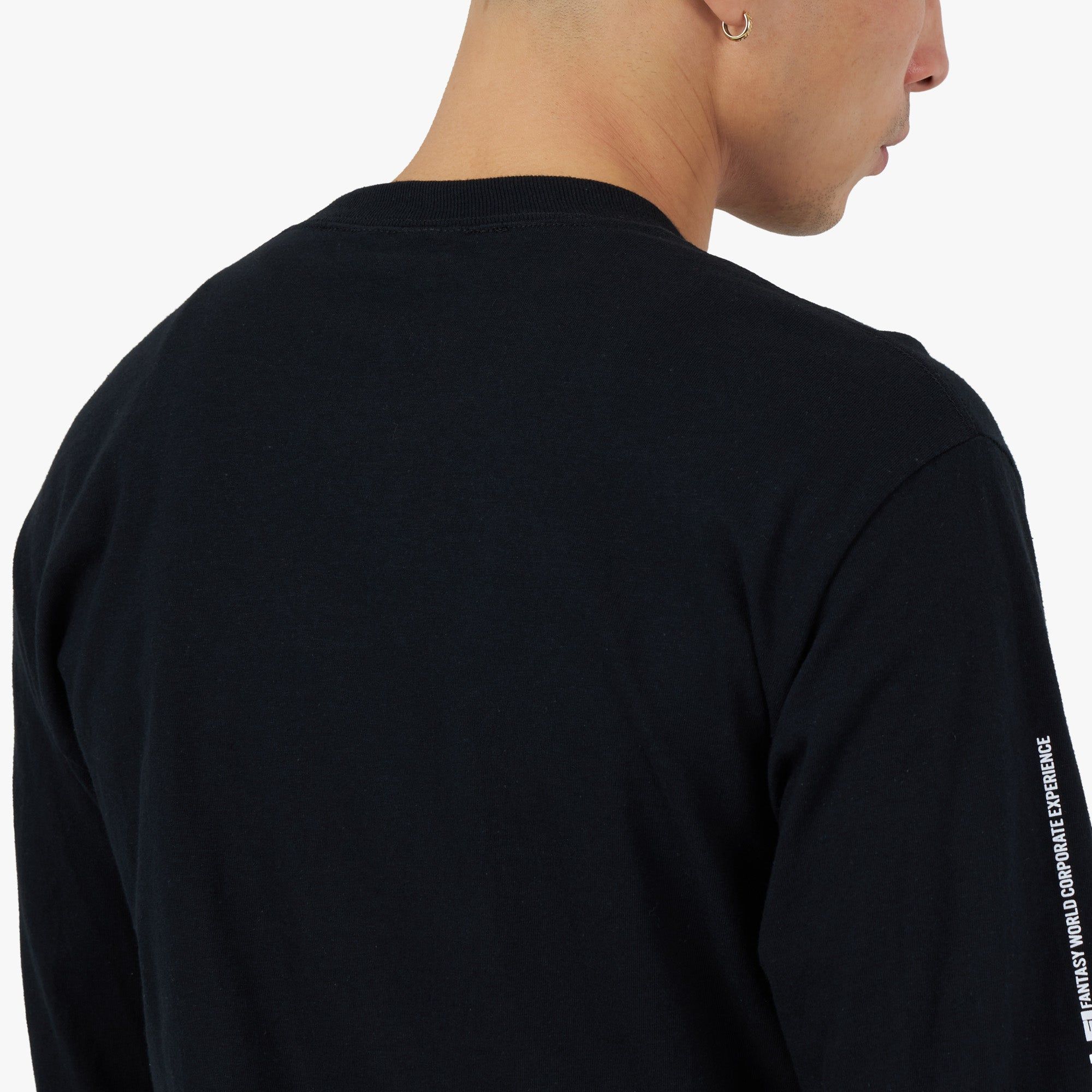 Sci-Fi Fantasy Fantasy World Long Sleeve T-shirt / Black sold by Livestock product image thumbnail 5