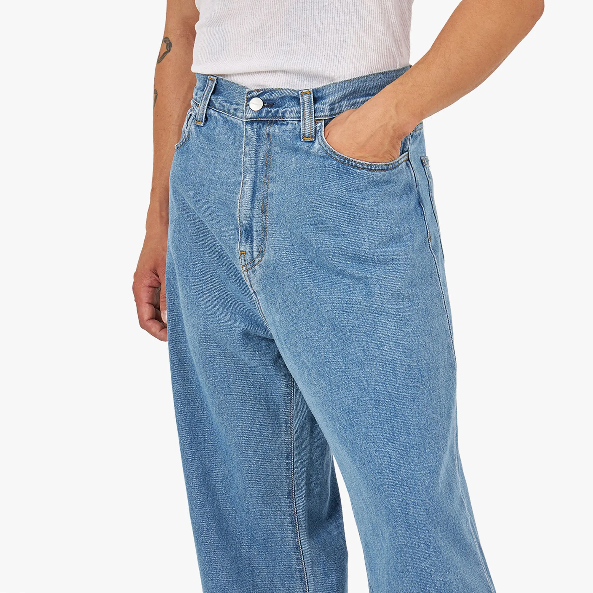 Carhartt WIP Landon Pant / Blue / Stone washed sold by Livestock product image thumbnail 4