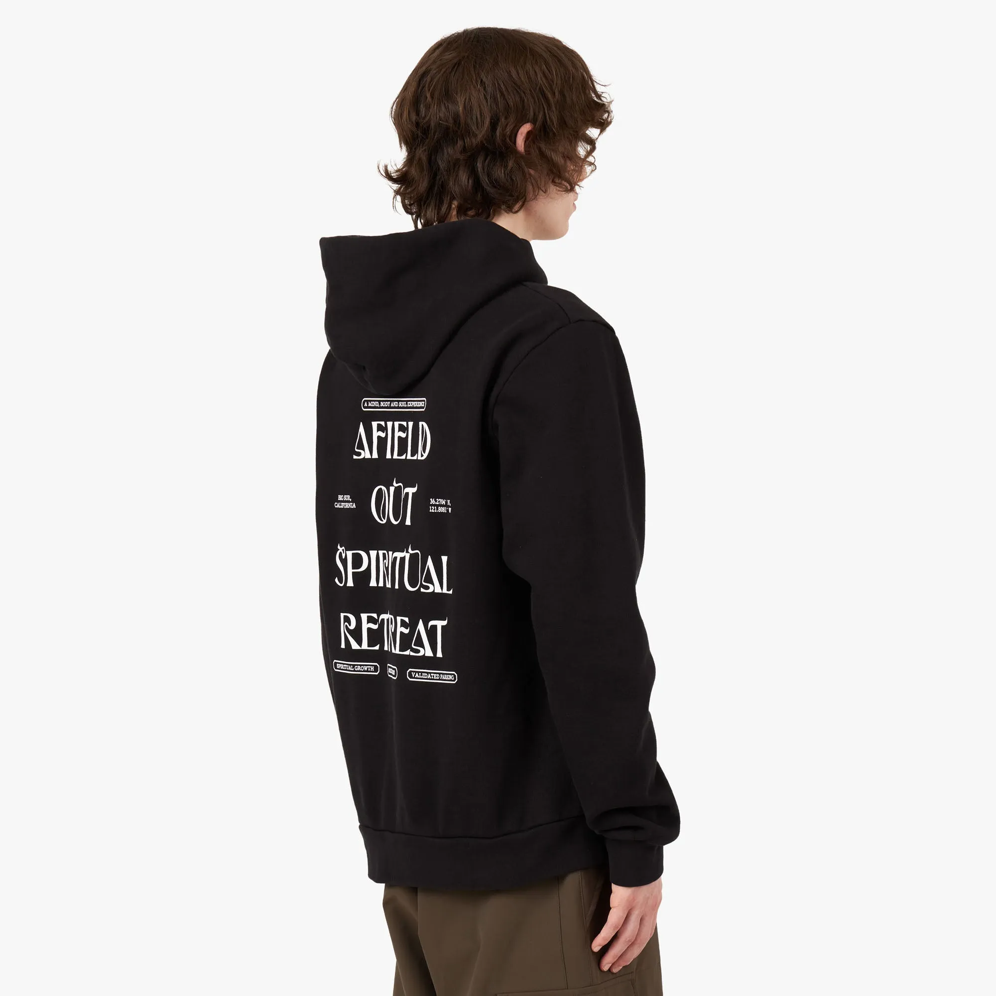 Afield Out Retreat Pullover Hoodie / Black sold by Livestock product image thumbnail 3
