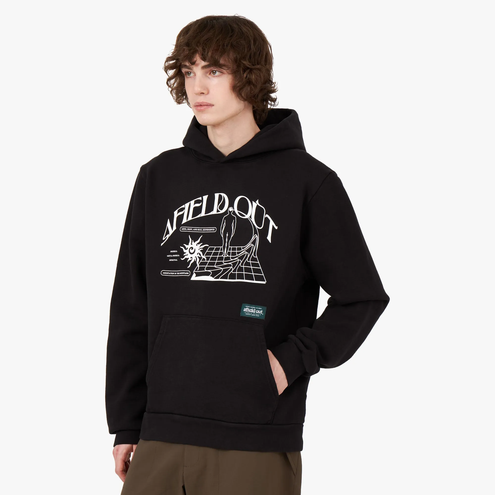 Afield Out Retreat Pullover Hoodie / Black sold by Livestock product image thumbnail 2