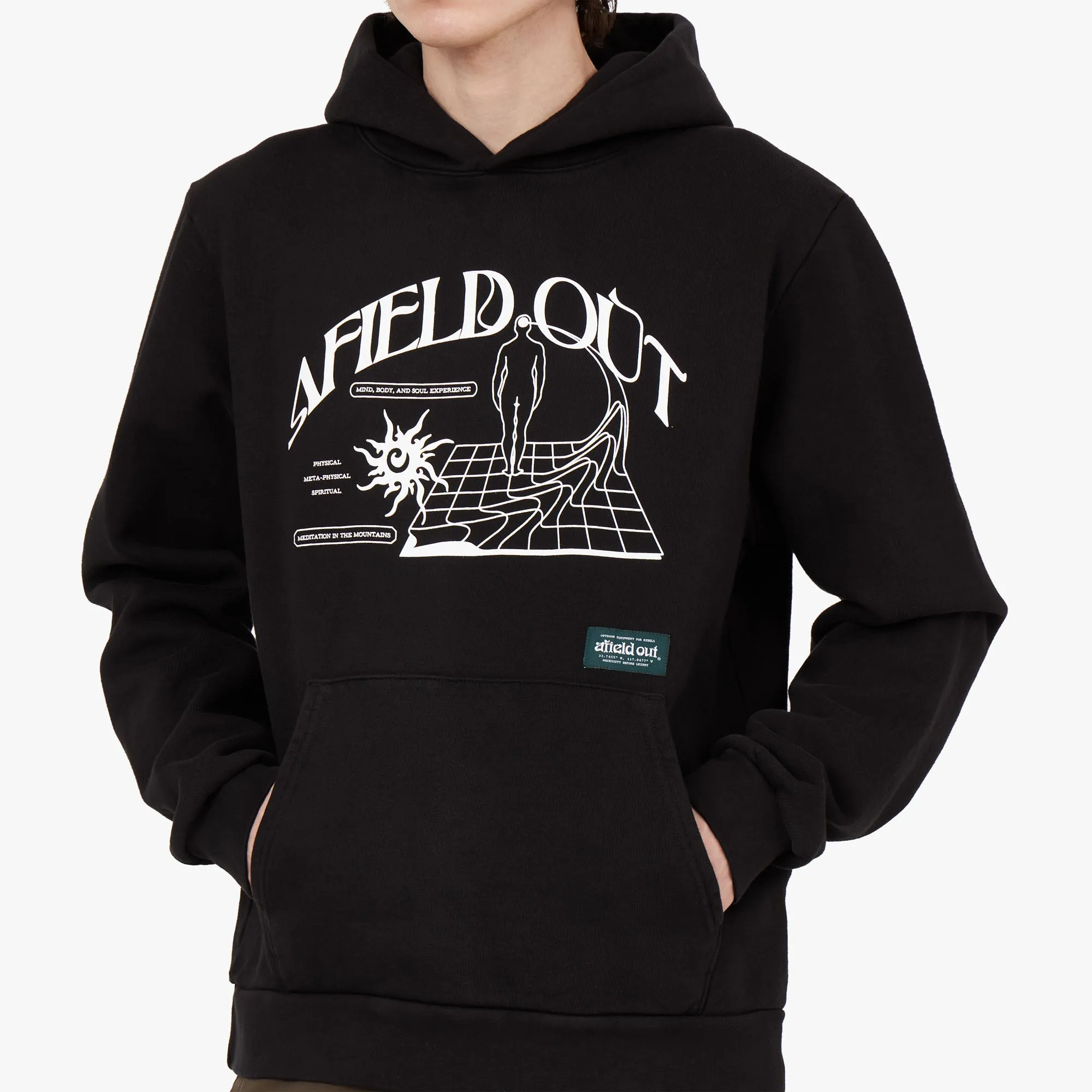 Afield Out Retreat Pullover Hoodie / Black sold by Livestock product image thumbnail 4